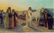 Arab or Arabic people and life. Orientalism oil paintings 101, unknow artist